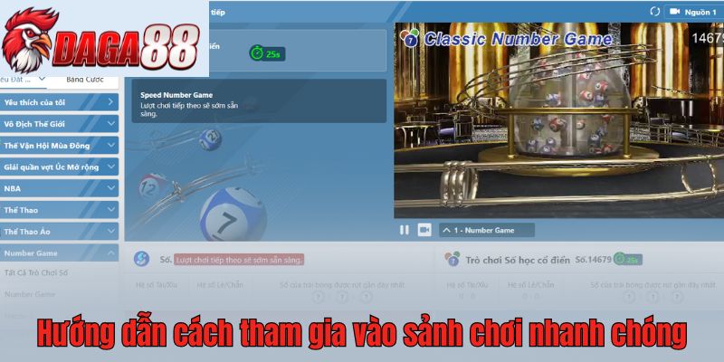Hướng dẫn cách tham gia vào sảnh chơi nhanh chóng